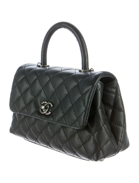 chanel coco top handle bag